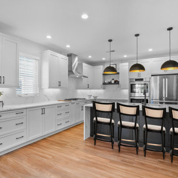 Black and White South Riding Kitchen update
