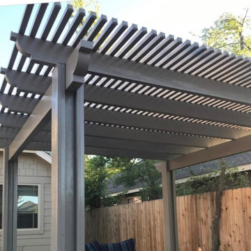 Pergola Over Hot Tub San Antonio, TX