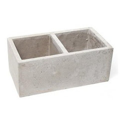 Light Concrete Pot - Outdoor Products