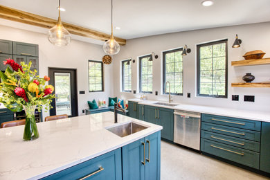 Inspiration for a modern home design remodel in Other