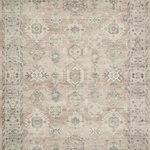 Loloi II - Loloi II Hathaway Printed Java / Multi Area Rug, 2'-0" X 5'-0" - With all the grace and gravitas of an antique rug, our printed Hathaway rug offers old world style with an inspired, ethereal color palette of pearly grey, bone and faded brick. Perfect for today's busy lifestyles, the classic all-over medallion design is as timeless as the tough stain resistant construction is timely.