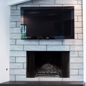 Large constantine subway tile back splash