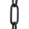 RCH Hardware Steel Standard Link Chandelier Chain, 82 Reel, Black, U45