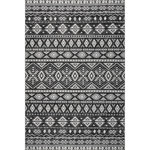 nuLOOM - nuLOOM Madlyn Tribal Machine Washable Area Rug, Charcoal 5' x 8' - Create a bold and elevated space with nuLOOM's tribal machine washable area rug. Made from sustainably-sourced, premium recycled synthetic fibers, this washable area rug is made to withstand regular foot traffic. Our machine-washable collection is functional and stylish to keep up with your busy lifestyle. Simply roll your rug up, throw it in the washing machine, and you're done! Elevate your space with our pet-friendly and easy to clean area rugs.