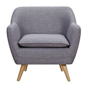 Grey Luxe Armchair