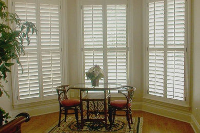 Elegant dining room photo in Houston