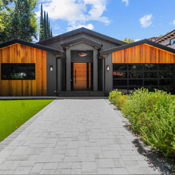 Cedar Gables and Black Board and Batten in Full Sun
