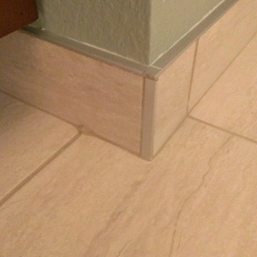 BATHROOM - 12" x 24" Vertical Offset with Glass Accent