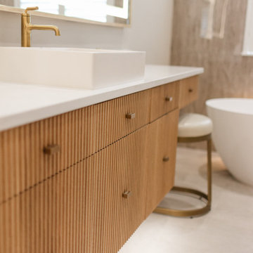 Lux Modern Spa Master bathroom