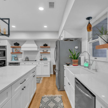 Contemporary & Timeless White Kitchen