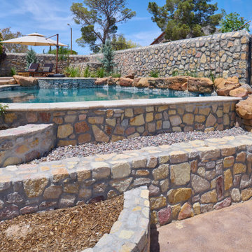 Hillside Backyard Renovation El Paso