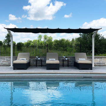 Freestanding Retractable Canopy, Hamilton