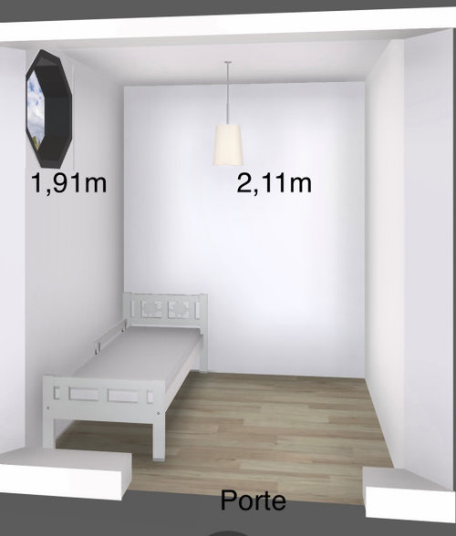 Chambre 4m2 mezzanine ou lit au sol? | Houzz