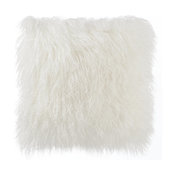 Tibetan Sheep Pillow, White