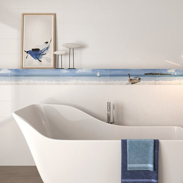 Artic White Bathroom and Kitchen Tiles - Direct Tile Warehouse
