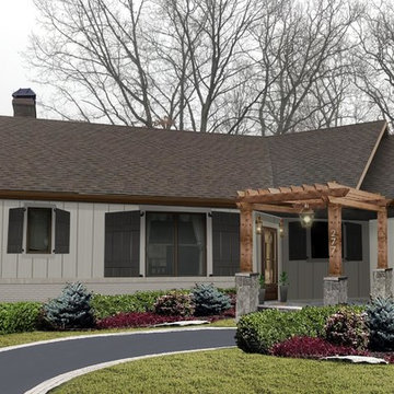 Johnson Michigan home with circular driveway