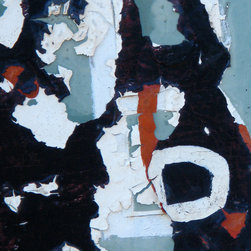 Abstract Photography on Metal - Mixed Media Art