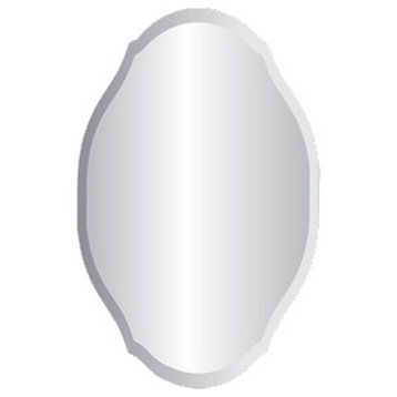 24"x36" Artisan Frameless Mirror with Polished Beveled Edges