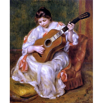 Pierre Auguste Renoir Woman Playing the Guitar Wall Decal