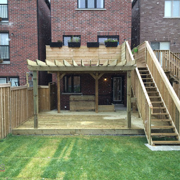 Two Storey Pressure Treated Deck with Pergola