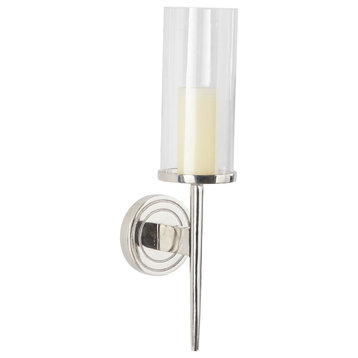 Modern Silver Aluminum Metal Wall Sconce 562002