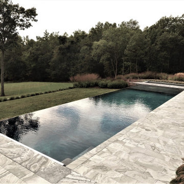 Modern Farmhouse Pool and Spa
