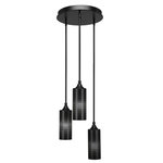 Toltec Lighting - Toltec Lighting 2143-MB-4099 Empire - Three Light Mini Pendant - No. of Rods: 4Assembly Required: TRUE Canopy Included: TRUE