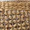 Mercana "Dakota" Medium Brown Seagrass Round Baskets, 3-Piece Set