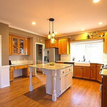 Fantasy Brown Kitchen Remodel