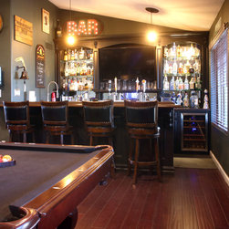 Brown Built-in Home Bar - Products