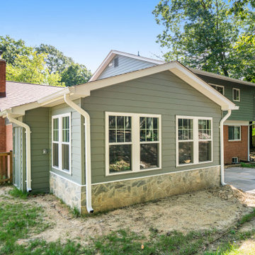 Home Office Addition + Siding Replacement - Springfield, VA