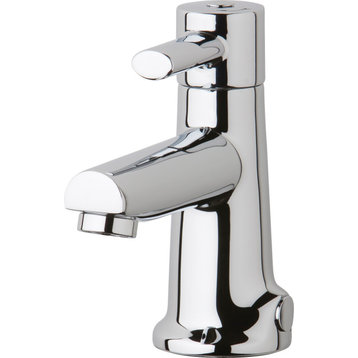 Chicago Faucets 3511-E2805AB Deck-Mounted Manual Sink Faucet - Polished Chrome