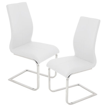 Foster Dining Chair White, Set of 2