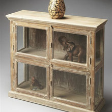 open bookcase
