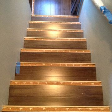 Hardwood Flooring and Stairs - Staple down over cork underlayment