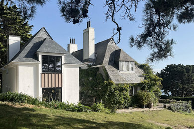 This is an example of a classic house exterior in Cornwall.