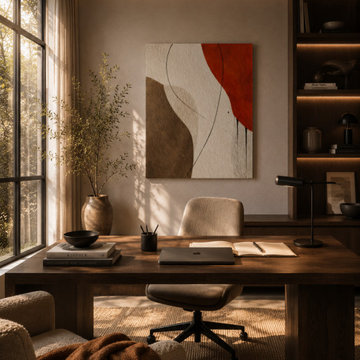 Modern Japandi Interior Styling: Organic Contrast & Warm Tension