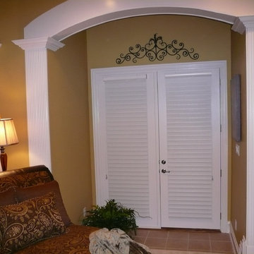 master bedroom, sitting room & bath room