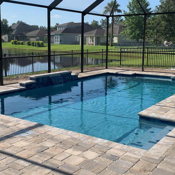 Pools with Custom Water Features