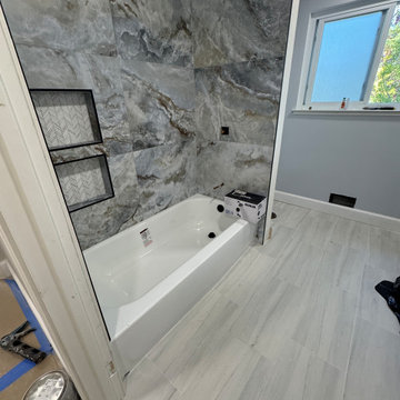 Home Remodel/ One Bath/paint/popcorn removal/LED Can lights/baseboards/Flooring