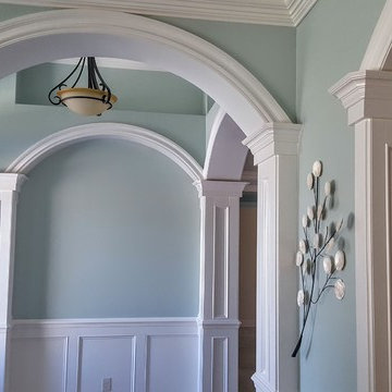 Custom Woodwoorking by JSR Trim Carpentry & Remodeling, Painted by Steve Kling