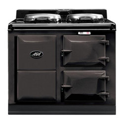 AGA Traditional Electric 2 Oven Cooker, Pewter | A2O-E-MOD-PWT - Gas Ranges And Electric Ranges