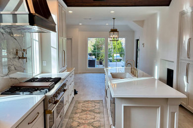Example of a kitchen design in Houston