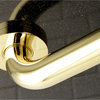 Kingston Brass 24" Decorative ADA Grab Bar, Polished Brass