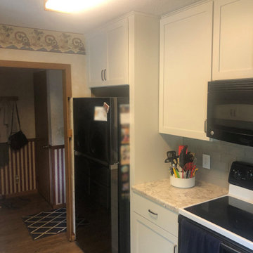 Modern Kitchen Transformation Done in a Classic White