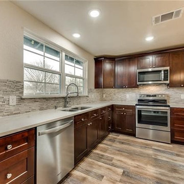 Marple Wood Cabinetry and White Island, Kitchen Remodel in San Jose CA