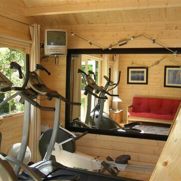 Small Log Cabin Kit Interior Photos