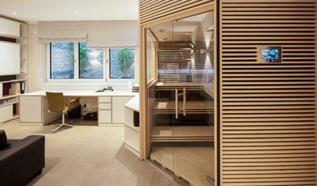 Aus eins mach drei: Büro, Sauna und Gästezimmer in einem