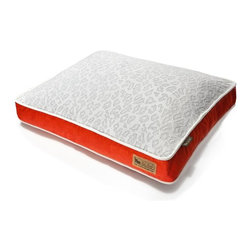 Safari Serengeti Splashed White/Lust Ped Bed - Dog Beds