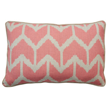 Pink Linen Blend Cushion | Andrew Martin Togo